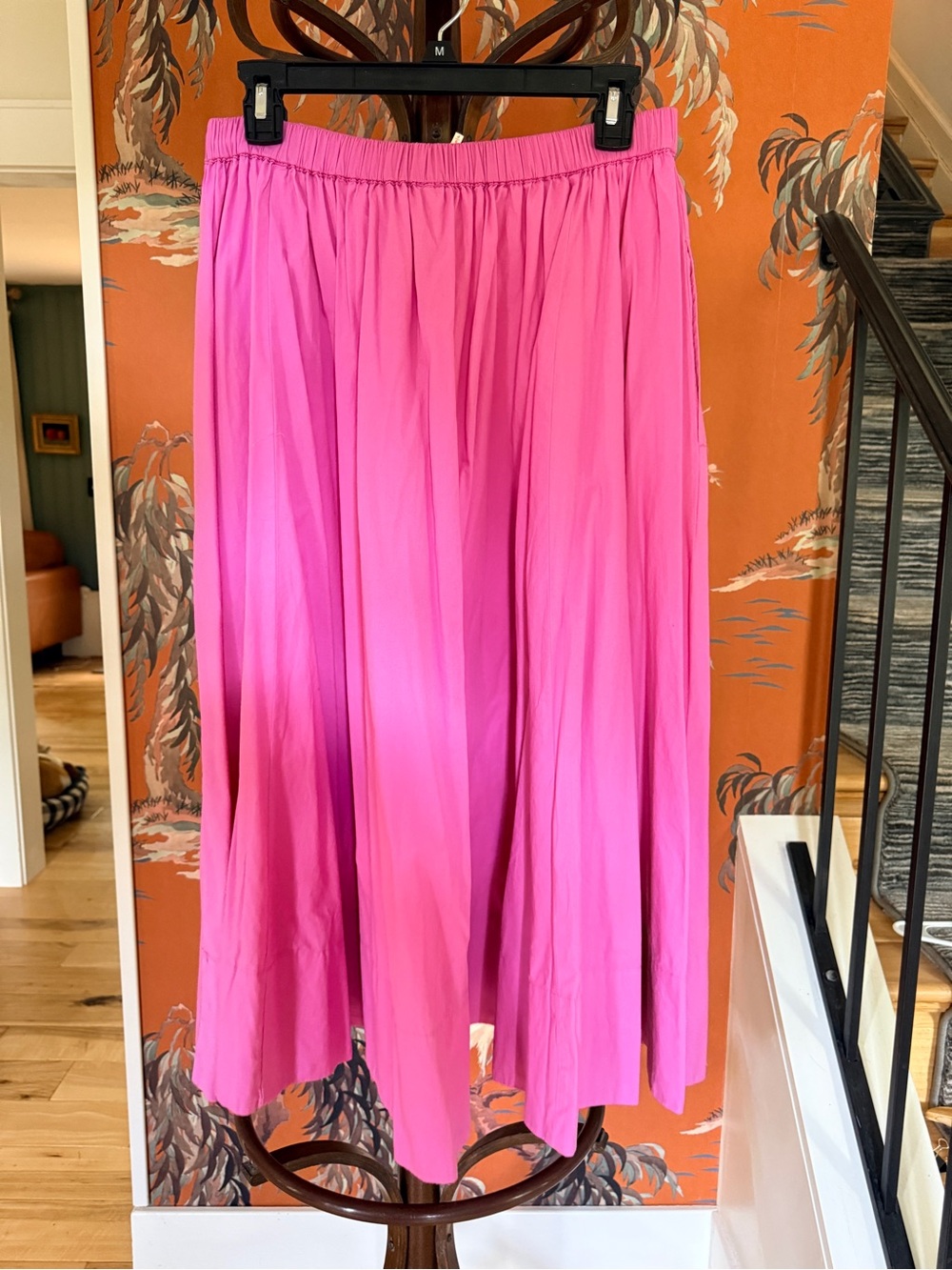 Free People Bright Pink Maxi Skirt